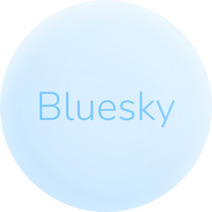 Bluesky bubble
